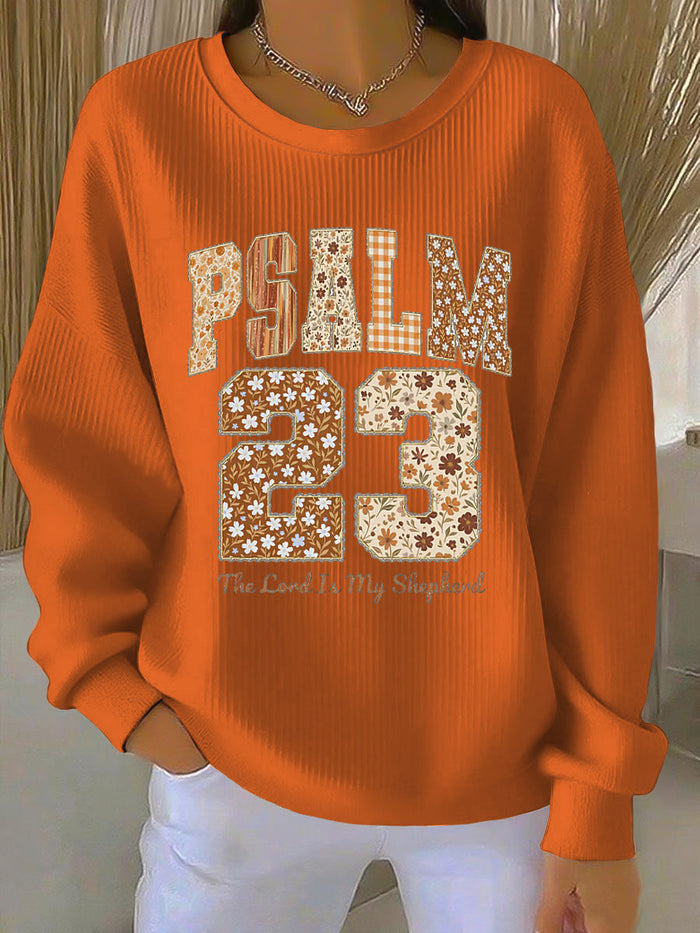Dame Sweatshirt | Rund Hals Grafisk Trykk