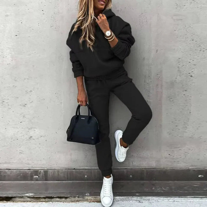 Dame Treningsdress med Hettegenser og Joggebukse