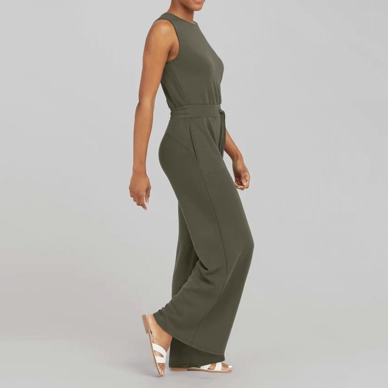 Dame Jumpsuit | Knyte Midje Full Lengde Klipp