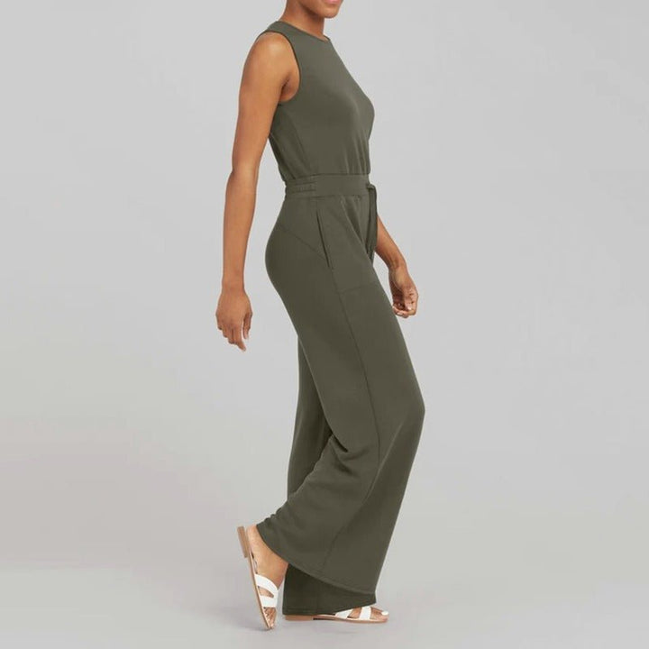 Dame Jumpsuit | Knyte Midje Full Lengde Klipp