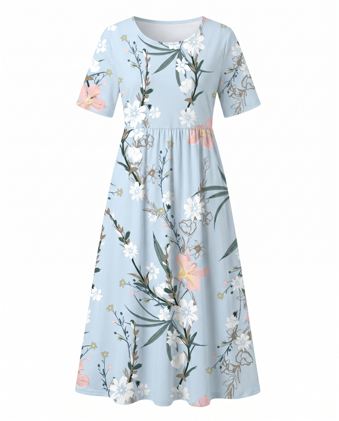 Kvinneklær | Blomstrete Midi