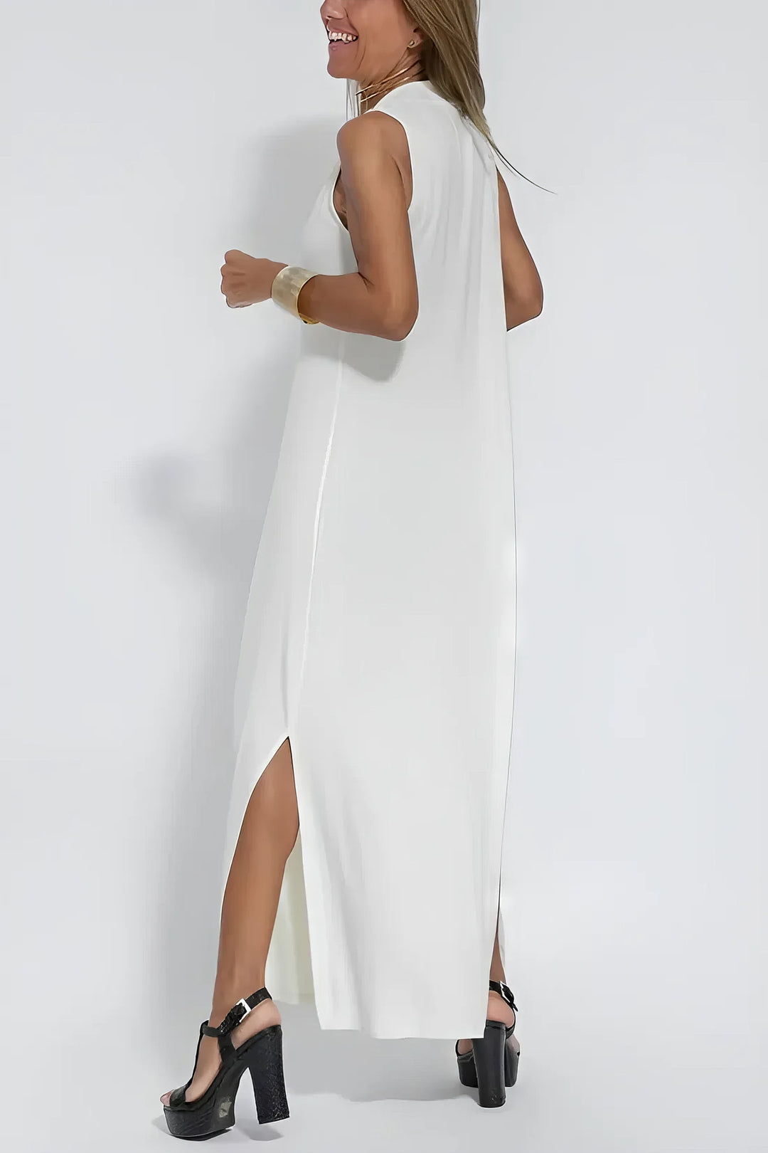 Kjole for kvinner | Lagdelt Maxi med Cardigan