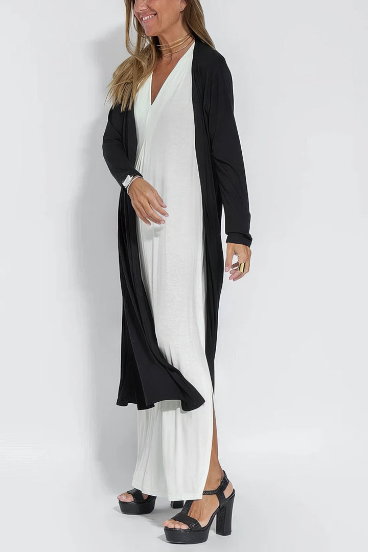 Kjole for kvinner | Lagdelt Maxi med Cardigan